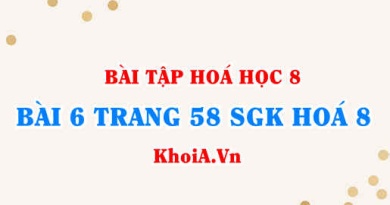 Bài 6 trang 58 SGK Hoá 8: Cách lập công thức hoá học